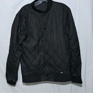 The North Face Men’s Black Reverseable Puffer Jacket Small Quilt Stitching